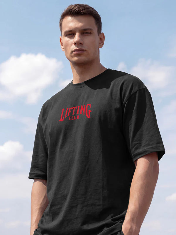 Lifting Club Cotton Men's Oversized T-Shirt