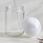 Set of 6 Glass Storage Jars - 600 ml