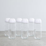 Set of 6 Glass Storage Jars -1L