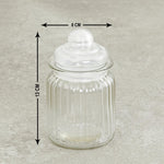 Set of 6 Glass Storage Jars - 250ml