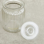 Set of 6 Glass Storage Jars - 250ml
