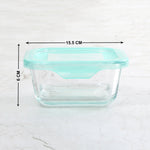 Glass Storage Containers-Set of 3 - 320ml
