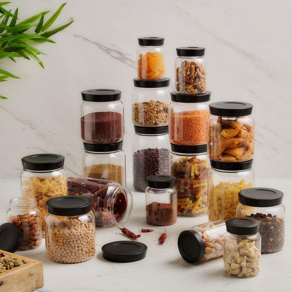 Set of 18 Pet Canisters