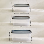 Set of 6 Polypropylene Storage Containers