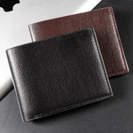 Men's Premium Genuine Leather Bi-Fold Wallet | Classic Slim Wallet for Everyday Use