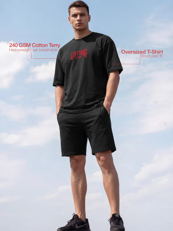 Lifting Club Cotton Men's Oversized T-Shirt